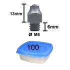 Tuna brodd Nr.9-6 M8 13 mm 100st