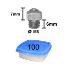 Tuna brodd Nr.12-6 M8 7 mm 100st