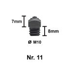 Tuna brodd Nr. 12-8 M10 7 mm st