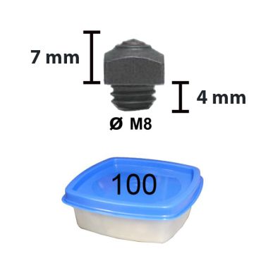 Tuna brodd Nr.12-4 M8 7 mm 100st