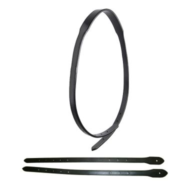 GP-Tack säkerhetsrem/fästrem set, QH läder