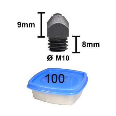Tuna brodd Nr 10-8 M10 9 mm 100st