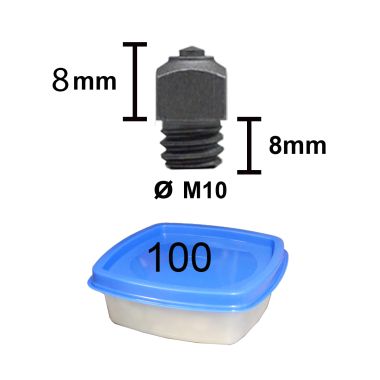 Tuna brodd Nr 11-8 M10 8 mm 100st