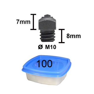 Tuna brodd Nr.12-8 M10 7 mm 100st