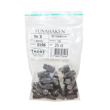 Tuna Grass brodd Nr.3 M10 14 mm 25 st