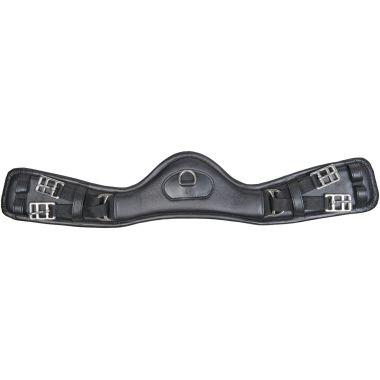 HKM Dressage Anatomic Elastisk Sadelgjord i läder
