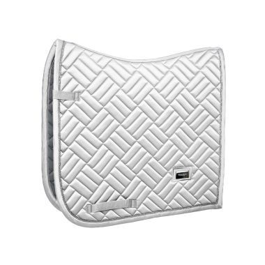 Equestrian Stockholm Modern White Perfection Silver schabrak