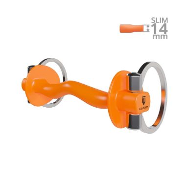 Winderen Slim Ported Mullen Mouth Eggbutt Snaffle with Bit Guards