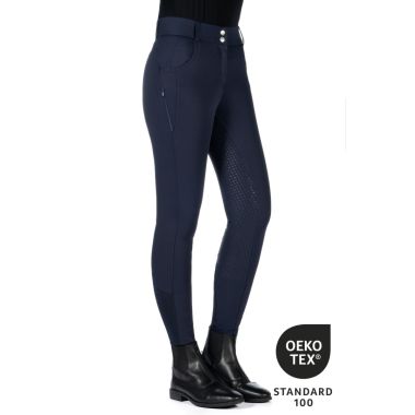 HKM Ari Mid Rise ridbyxa med silikon helskodd