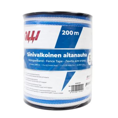 Olli Elband blå-vit 12 mm 200 m