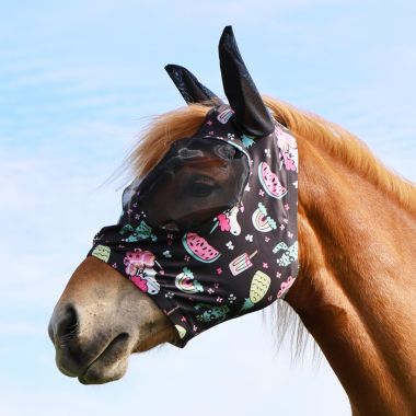 Equitare Lycra Unicorn Flughuva med UV-skydd