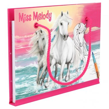 Miss Melody coloring bok och multifärg penna