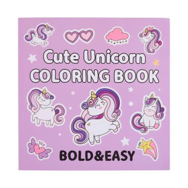 EQ Cute Unicorn målarbok för barn