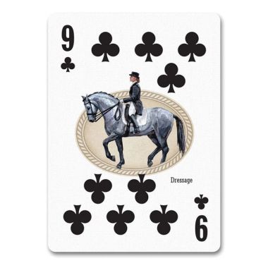 Spelkort med häst bilder