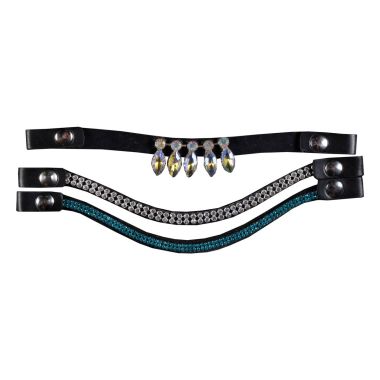 HKM Hobby Horsing Blue-Silver Pannbandset för käpphäst