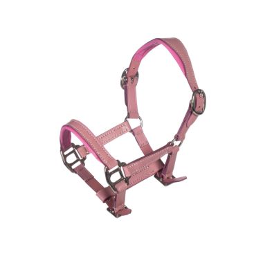 HKM Hobby Horsing Pink lädergrimma