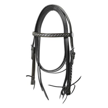 Lakota Silver Wire Western träns med tyglar
