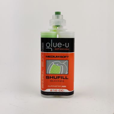 Glue-U Shufill Silikon Medium mjuk A20 grön 210ml