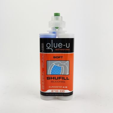 Glue-U Shufill Silikon Mjuk A10 blå 210ml